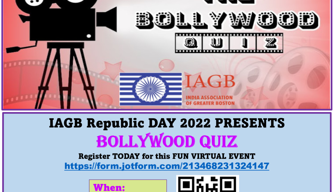 Bollywood quiz flyer 2022