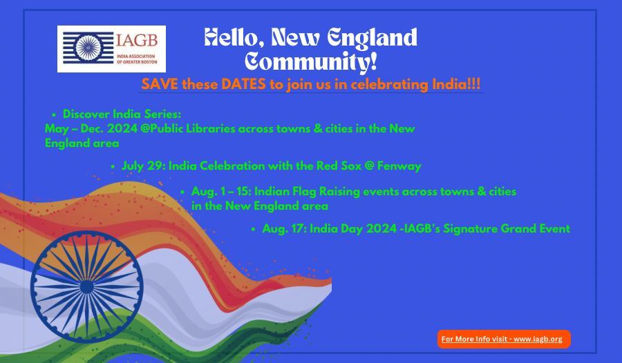 Save the Dates-IAGB India Celebrations