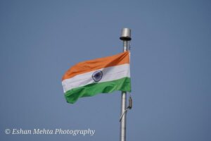 India Flag hoisted