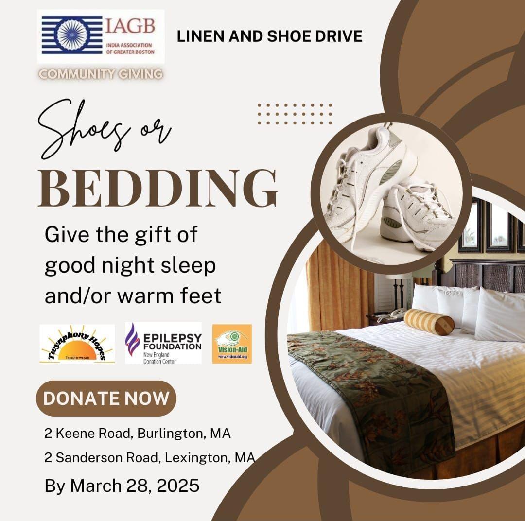 Community Giving - Shoes & Bedding Drive