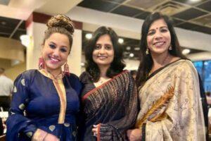 With NY CGI's wife Monalisa Pradhan (in the middle)