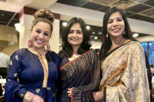 With NY CGI's wife Monalisa Pradhan (in the middle)